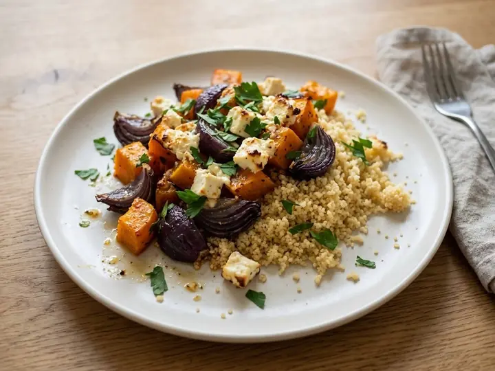 Butternut Squash & Feta Traybake