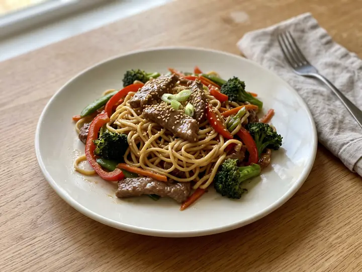 Sesame Ginger Beef Stir-Fry